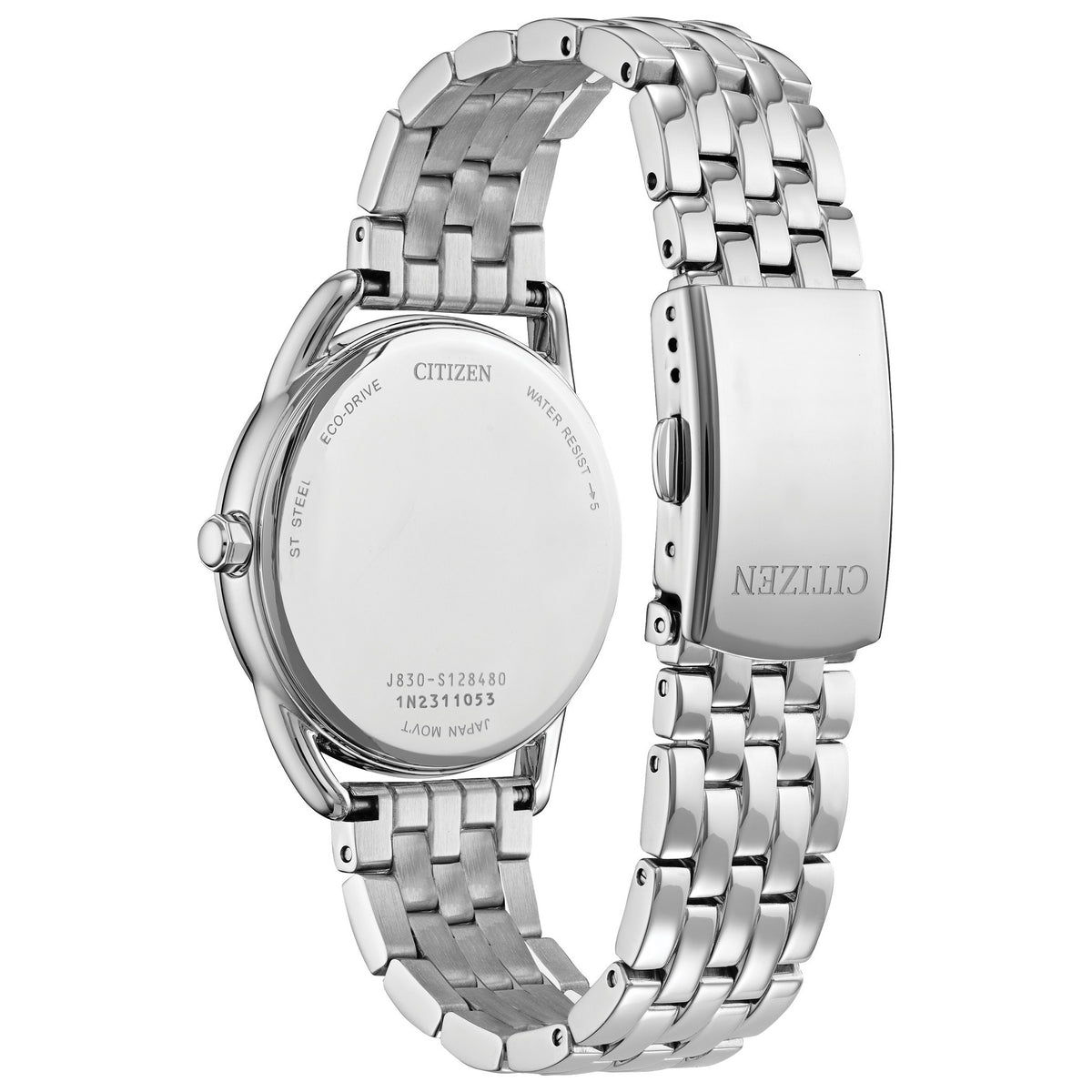 Citizen Solar Womens Silver Stainless steel Strap Watch-FE7090-55L