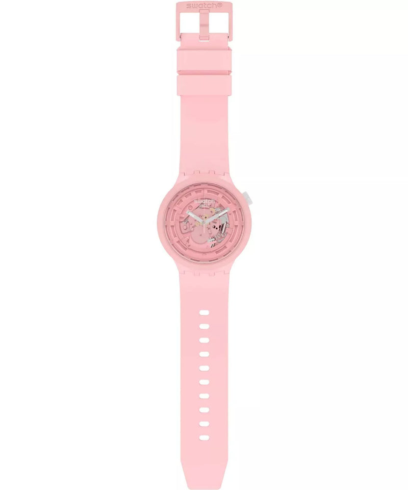 Swatch-C-Pink Pink Unisex Rubber Watch-SB03P100