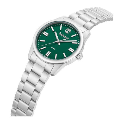 Timberland Midnight Mine Mens Silver Stainless steel Strap Watch-TDWGG0094802