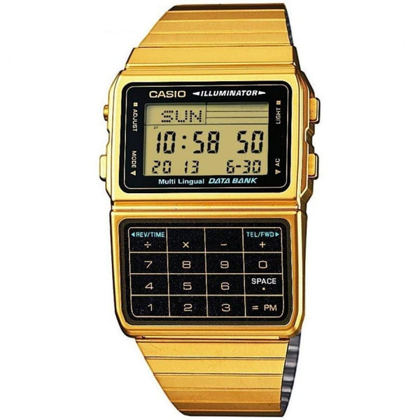 Casio Mens DBC-611G-1DF Data Bank Calculator Watch