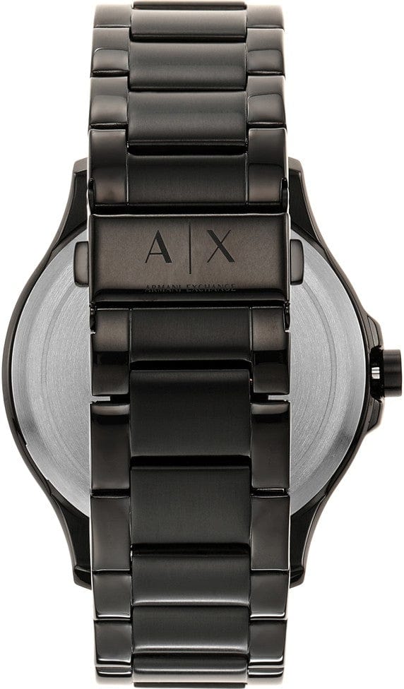 Armani Exchange Three-Hand Date Black Stainless Steel Watch-AX2413