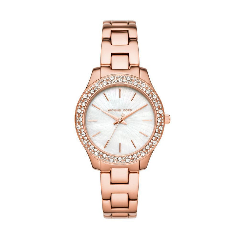 Michael Kors Liliane Gold Stainless Steel Watch-MK4557