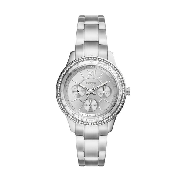 Fossil - Stella Sport Women'S Silver Stainless Steel Watch-ES5108
