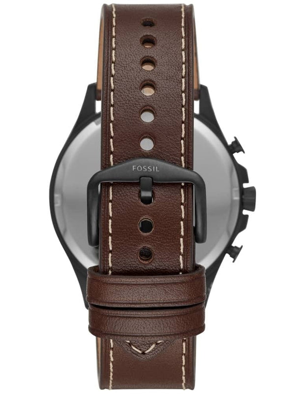 Fossil Forrester Chrono Men'S Black Stainless Steel Watch-FS5608