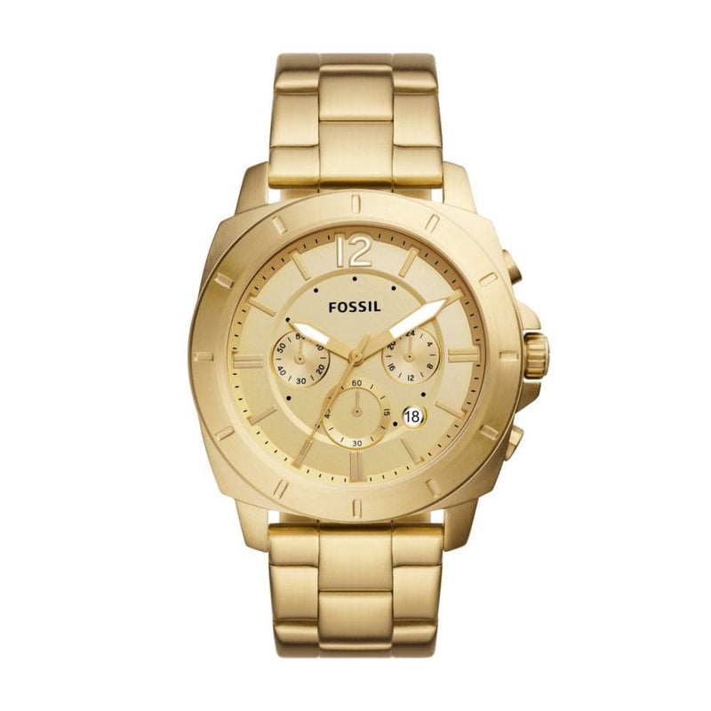 Fossil Privateer Sport Mens Gold Stainless Steel Watch - BQ2694