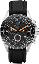 Fossil Men's Decker Chronograph, Silver Stainless Steel Watch, CH2647 Fossil