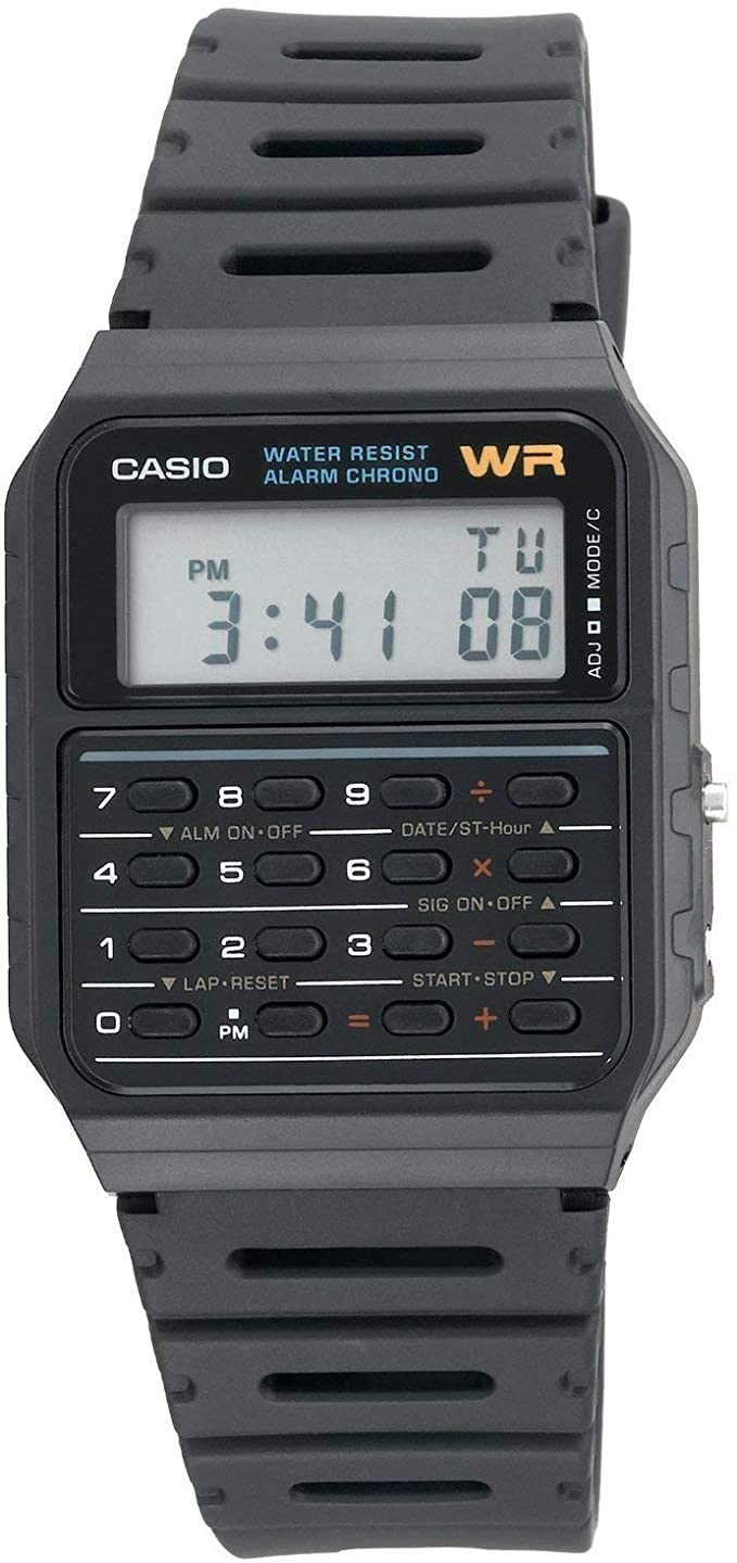 Casio Mens CA53W-1Z Digital Calculator Watch
