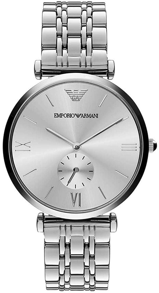 Emporio Armani Retro Womens Silver Stainless Steel Watch - AR1819