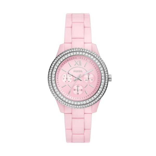 Fossil - Stella Women'S Pink Stainless Steel Watch-ES5153