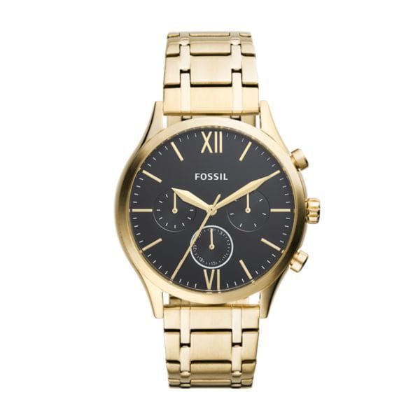 Fossil Fenmore Midsize Multifunction Gold-Tone Stainless Steel Watch-BQ2366