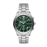 Armani  Men Silver Stainless Steel Watch-AR11529