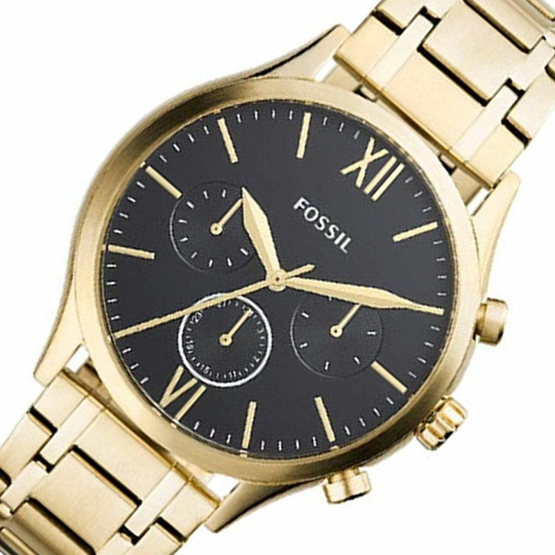 Fossil Fenmore Midsize Multifunction Gold-Tone Stainless Steel Watch-BQ2366