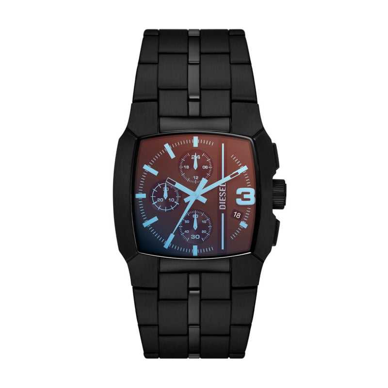 Diesel Cliffhanger Mens Black Stainless steel Watch-DZ4640