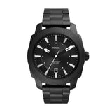 Fossil Machine Mens Black Stainless steel Watch-FS5971