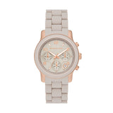 Michael Kors Runway Womens White Stainless steel Watch-MK7386