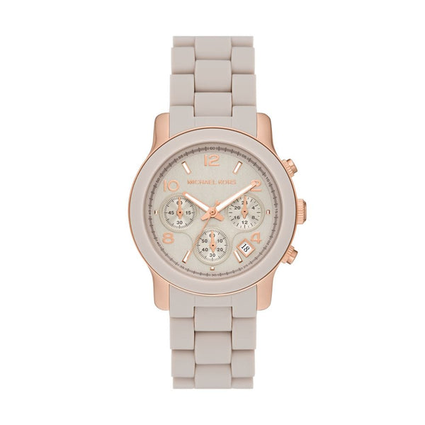 Michael Kors Runway Womens White Stainless steel Watch-MK7386