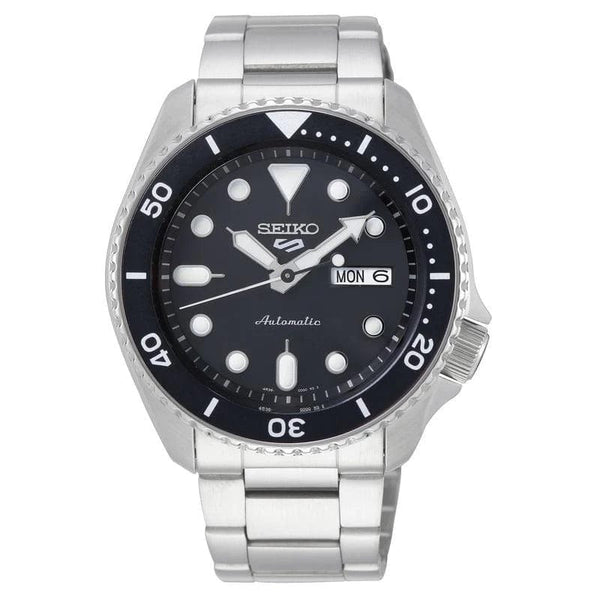 Seiko 5 Mens Silver Stainless steel Watch-SRPD55K1