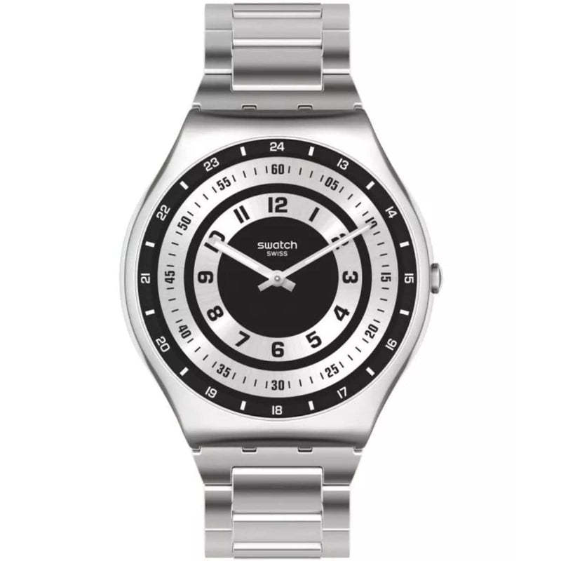 Swatch-Rings Of Irony Grey Unisex Stainless steel Watch-SS07S121G