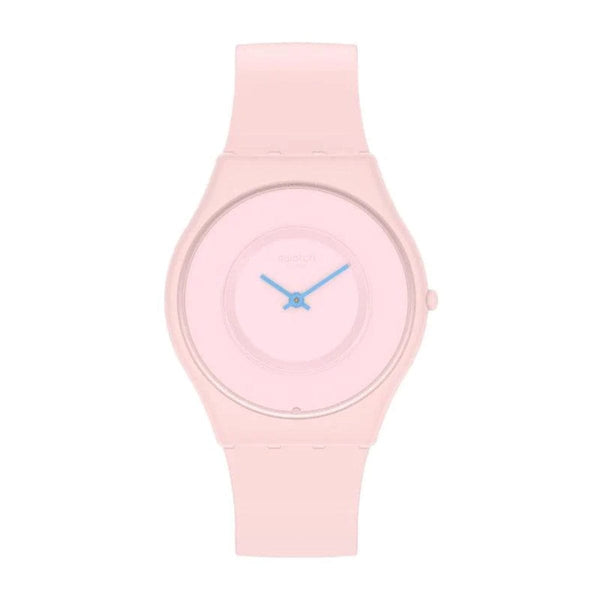 Swatch-Caricia Rosa Pink Unisex Rubber Watch-SS09P100