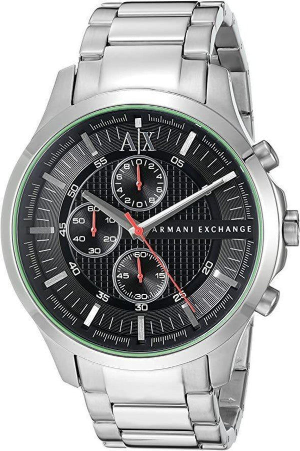 Armani Exchange Hampton Men Silver Stainless Steel Watch-AX2163