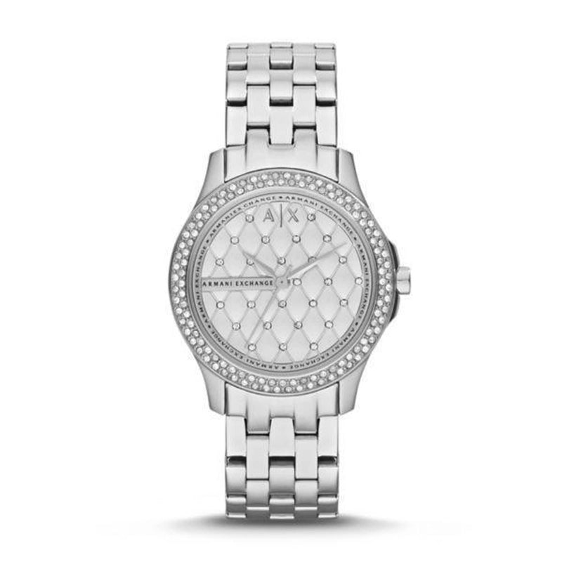 Armani Exchange Lady Hampton Women'S Silver Stainless Steel Watch-AX5215