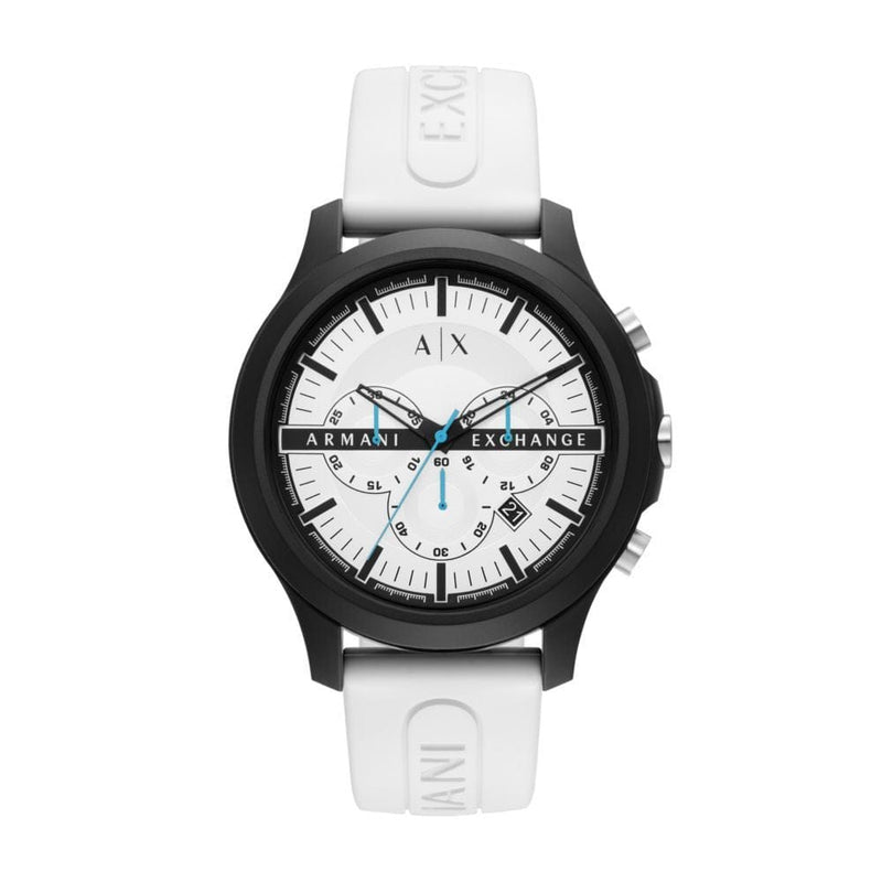 Armani Exchange Mens White Polycarbonate Watch - AX2435