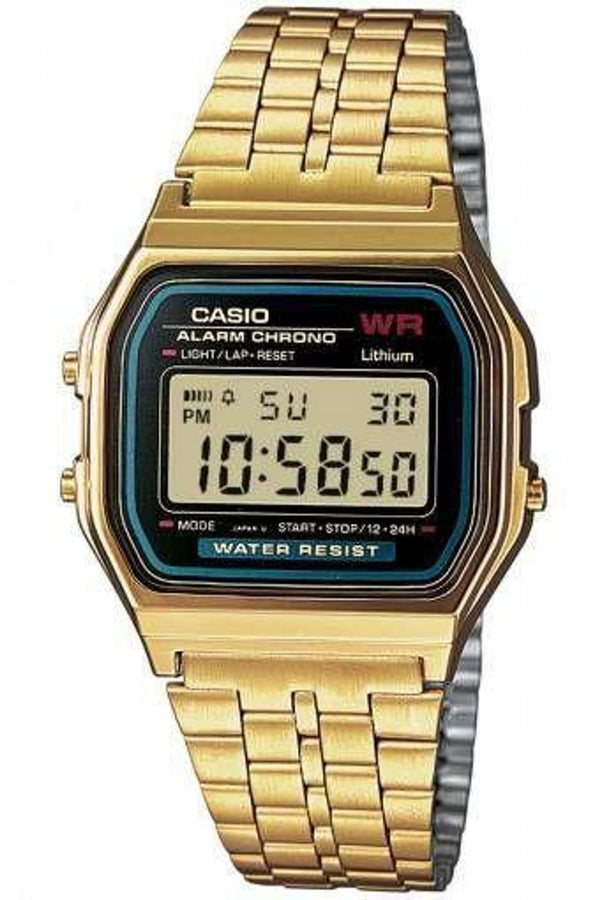 Casio gold 2025 digital watch mens