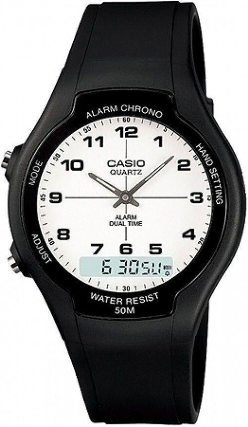 Casio Mens AW-90H-7BVDF Anadigital Watch