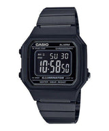 Casio Men's B650WB-1BDF Retro Digital Square Watch - Black