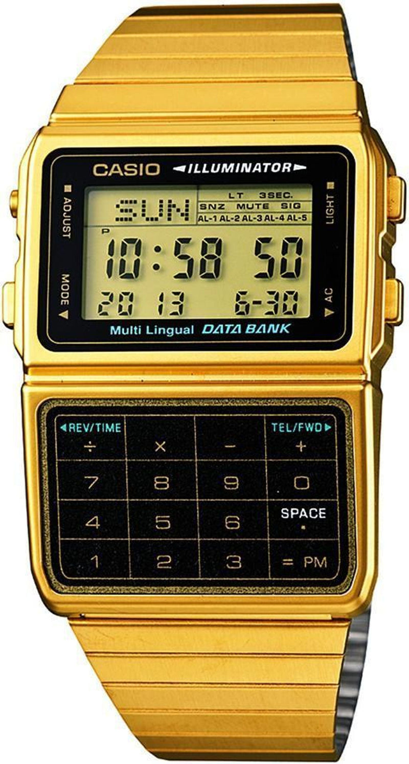 Casio Mens DBC-611G-1DF Data Bank Calculator Watch