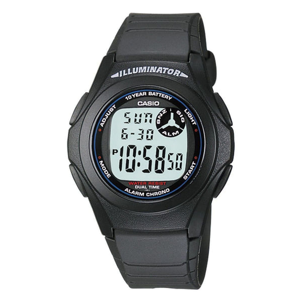 Casio Mens F200W-1AUDF Illuminator Digital Watch