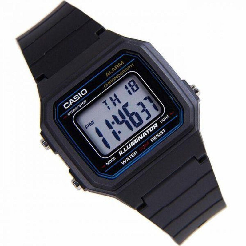 Casio W-217H-1AVDF Classic Digital Watch - Black