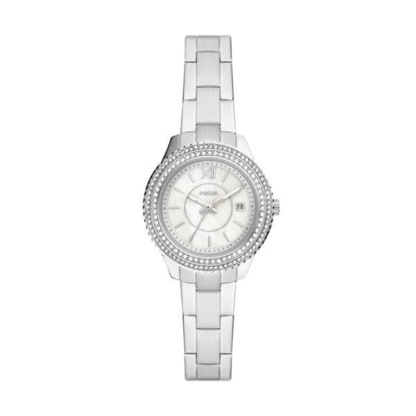 Fossil Stella Three-Hand Date Stainless Steel Watch-ES5137