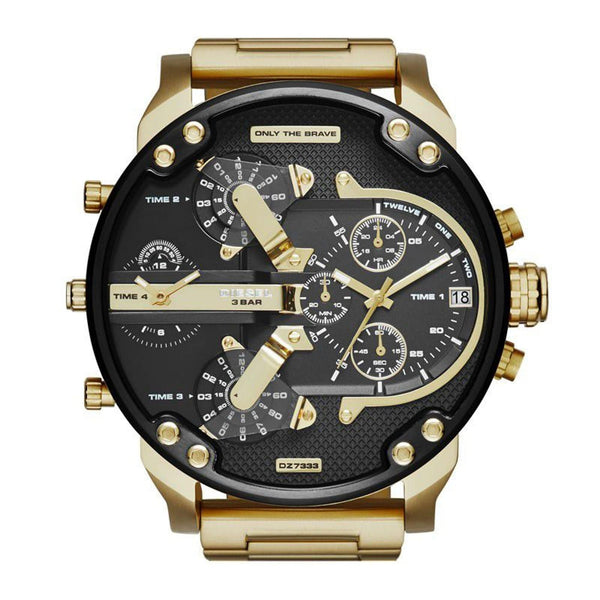 Diesel Mr. Daddy 2.0 Men Goldstainless Steel Watch-DZ7333