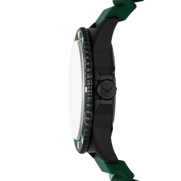 Armani Mens Green Stainless Steel Watch - AR11464