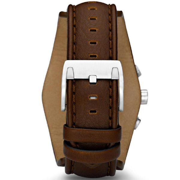 Fossil Coachman Brown Leather Men Watch-CH2565