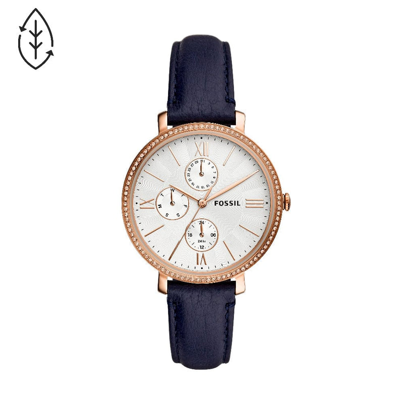 Fossil Womens Watches Jacqueline Multifunction Womens Blue Watch-ES5096