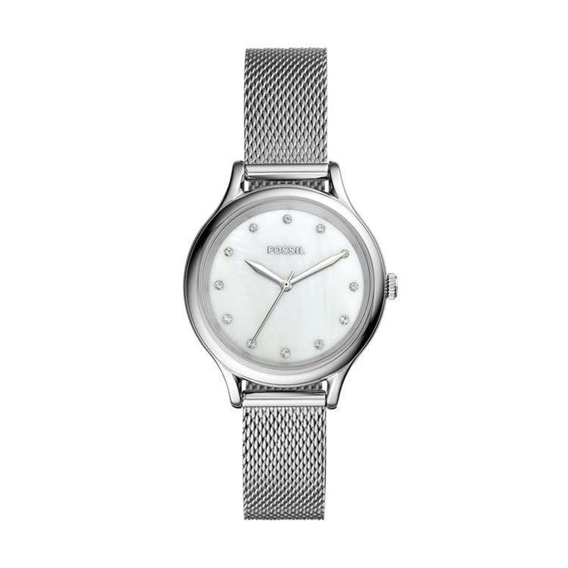 Fossil Laney Silver Stainless Steel Watch - BQ3390