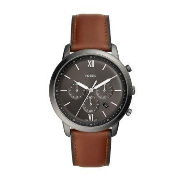 Fossil Neutra Brown Leather Men Watch-FS5512