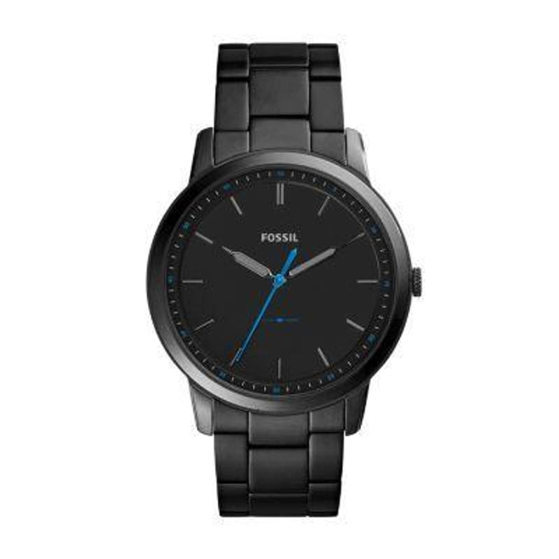 Fossil The Minimalist Black Stainless Steel Men Watch-FS5308