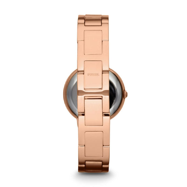 Fossil Virginia Rose Gold Stainless Steel Women Watch-ES3284