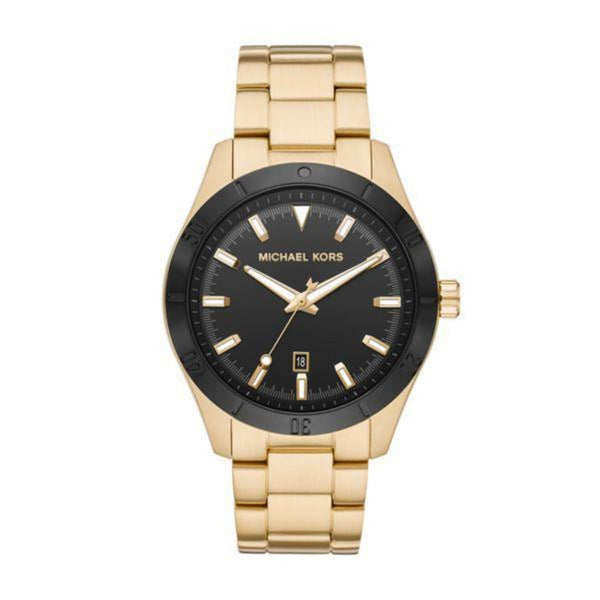 Michael Kors Layton Men Goldstainless Steel Watch-MK8816