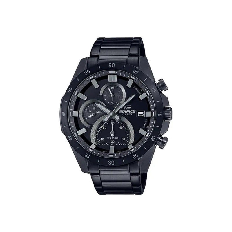 Casio Edifice Black Stainless Steel Mens Watch - EFR-571MDC-1AVUDF