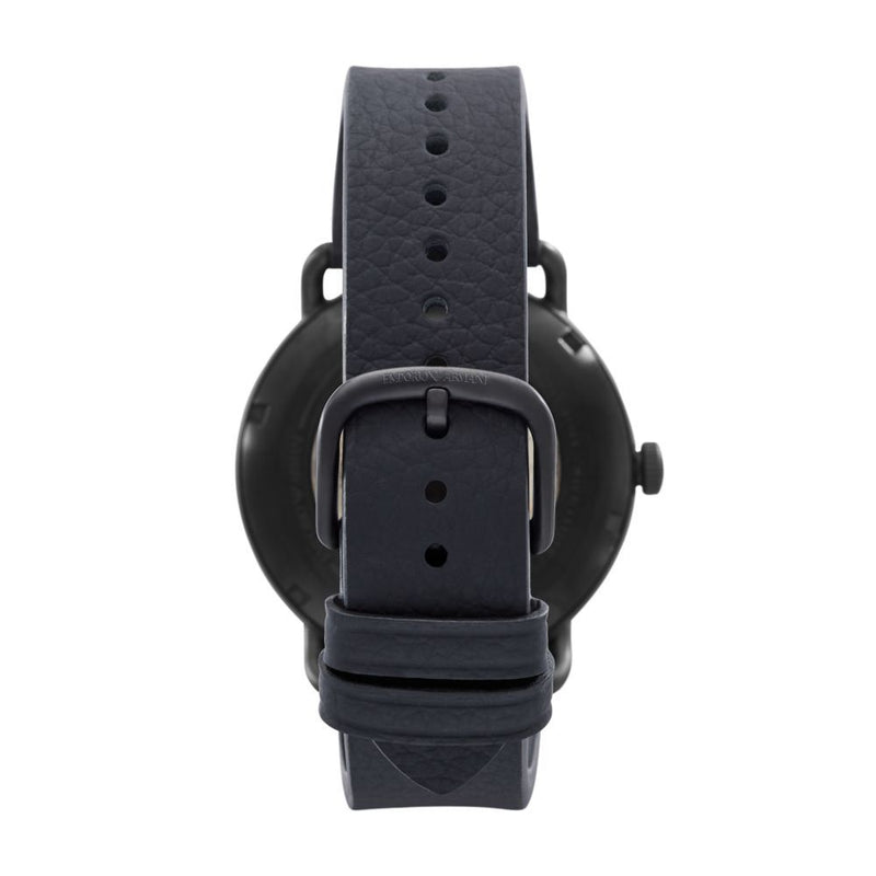 Armani Mens Black Leather Watch - AR60028
