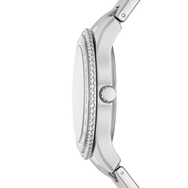 Fossil - Stella Sport Women'S Silver Stainless Steel Watch-ES5108