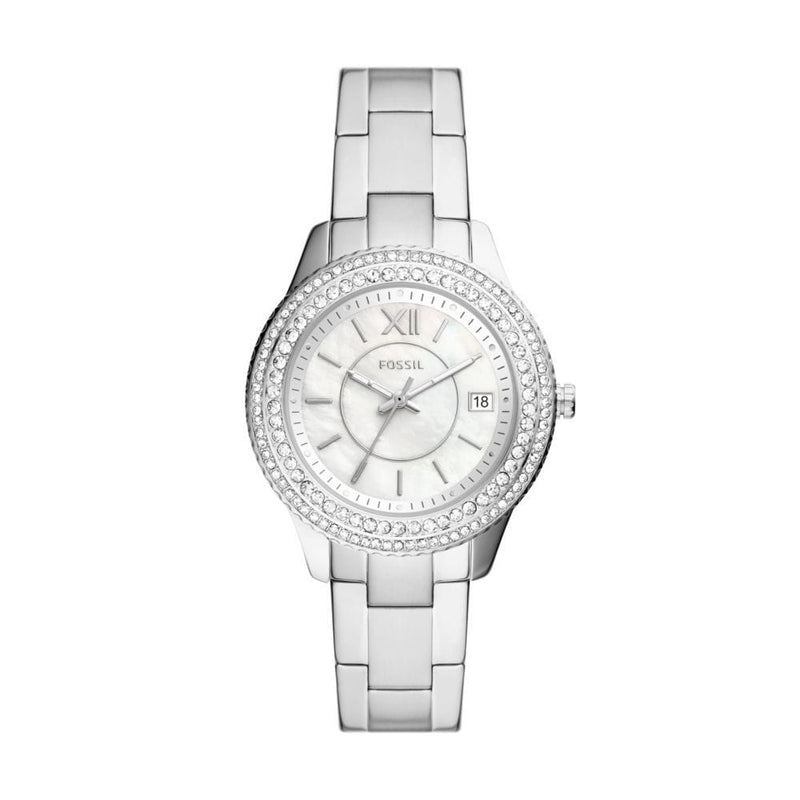 Fossil - Stella Women'S Silver Stainless Steel Watch-ES5130