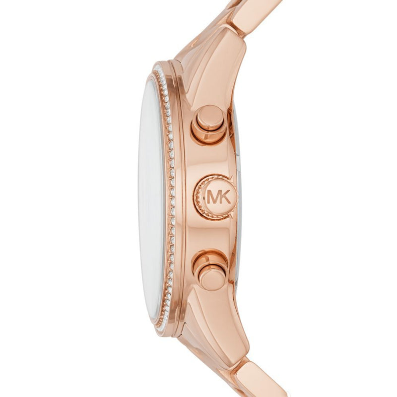 Michael Kors Ritz Rose Gold Stainless Steel Women Watch-MK6357