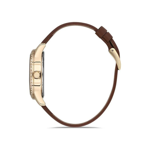 Daniel Klein Ladies Premium Leather Strap Watch - DK112696-3
