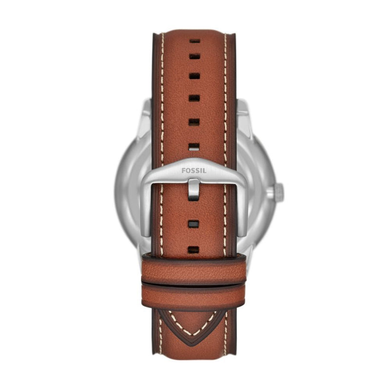 Fossil - Neutra Minimalist Men'S Brown Leather Watch-FS5903