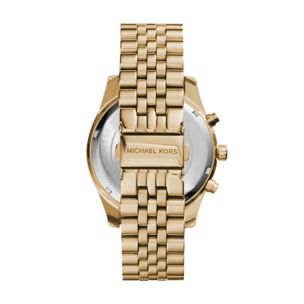 Michael Kors MK8281 Lexington Gold Stainless Steel Women's Watch | eBay